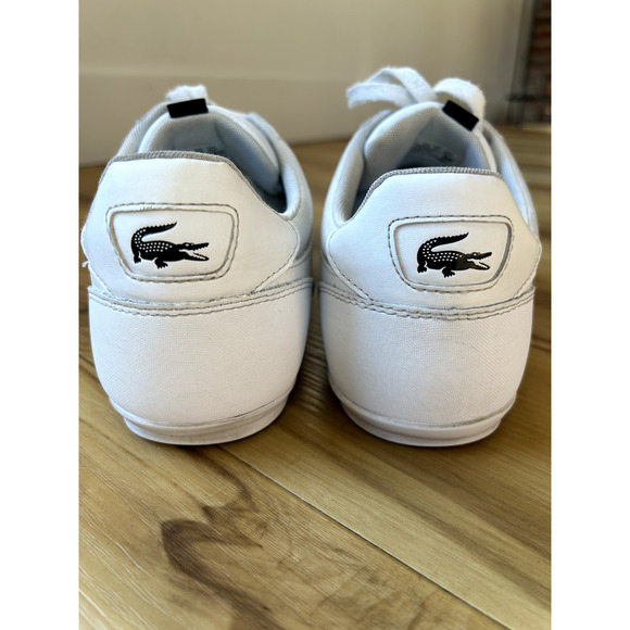 Lacoste Men's Chaymon 0121 Shoes Sneakers- White Size 10.5 US - Picture 3 of 5
